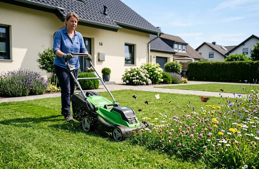 Artensterben im Vorgarten: Rasenmäher vs. Klimawandel